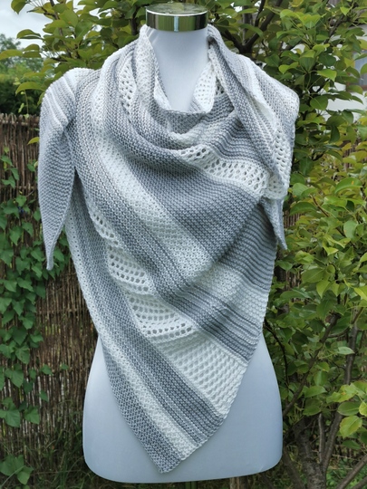 Anleitung Stricktuch "Streifen für Streifen"