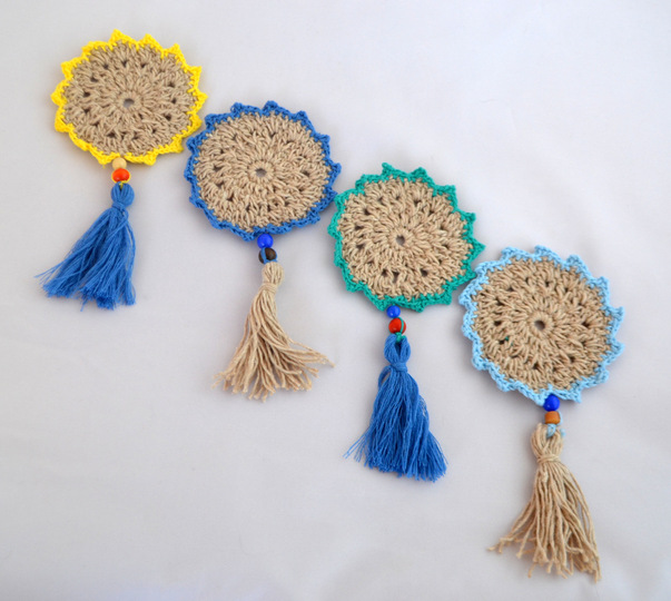 TISCHLÄUFER MIT MANDALAS FÜR DRAUßEN UND DRINNEN