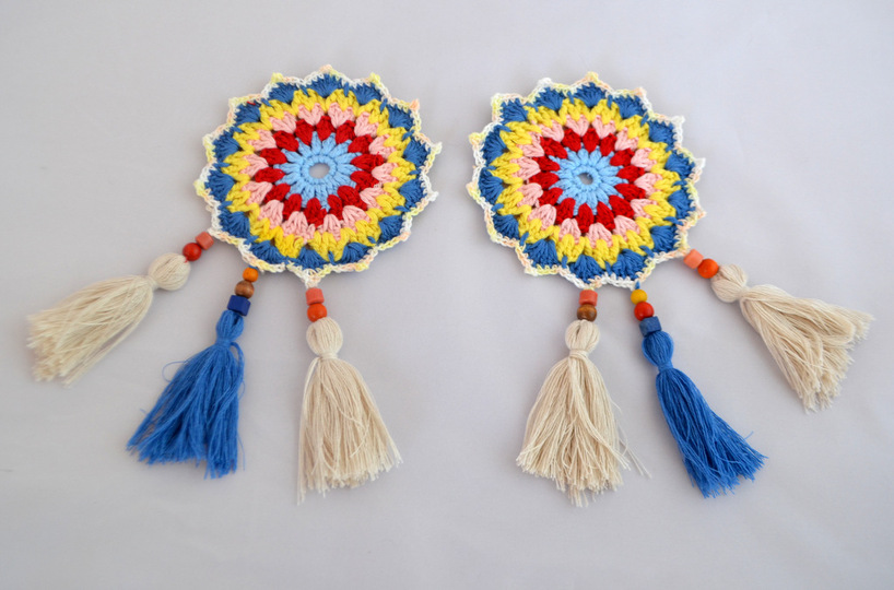 TISCHLÄUFER MIT MANDALAS FÜR DRAUßEN UND DRINNEN