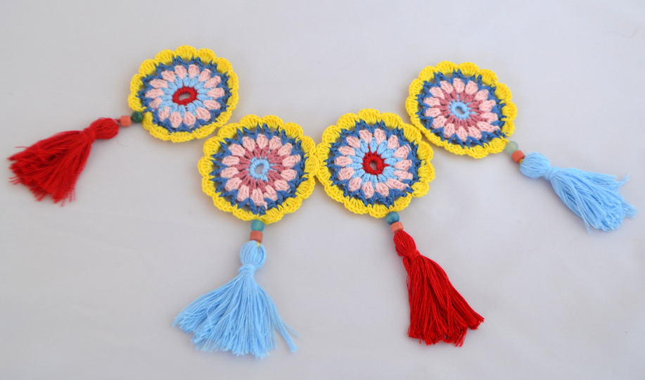 TISCHLÄUFER MIT MANDALAS FÜR DRAUßEN UND DRINNEN