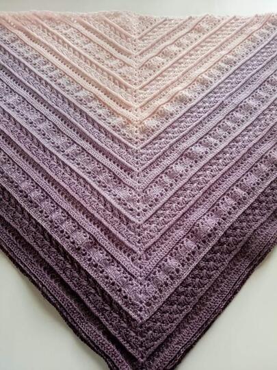 Tuch Naomi häkeln Dreieckstuch