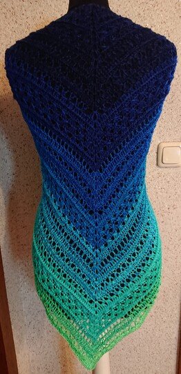 Tuch Naomi häkeln Dreieckstuch