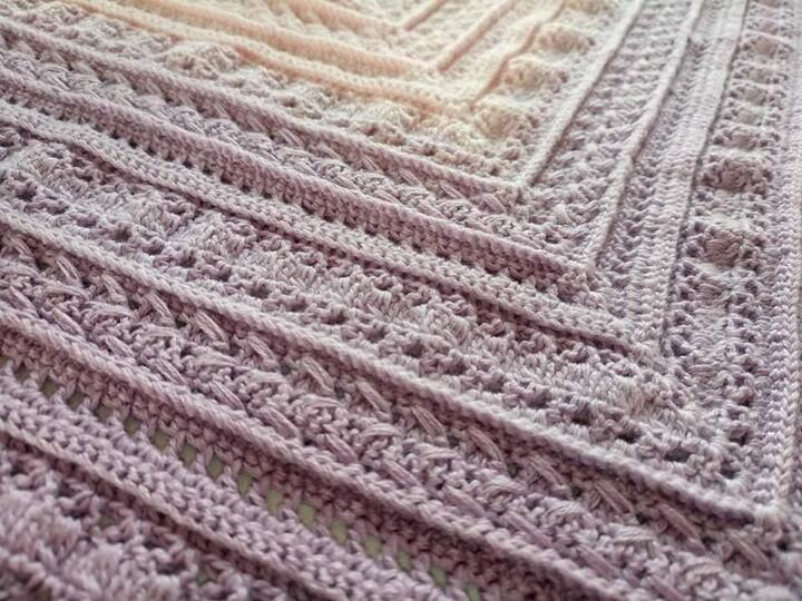 Tuch Naomi häkeln Dreieckstuch