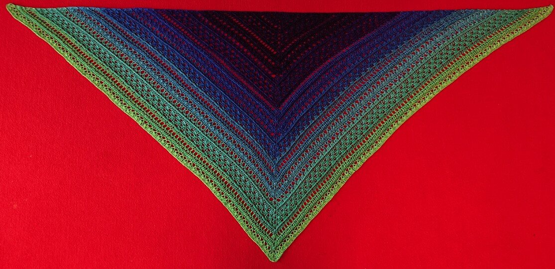 Tuch Naomi häkeln Dreieckstuch