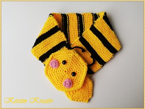 Strickanleitung Steckschal für Babys & Kinder - bis zu 2 Jahren tragbar