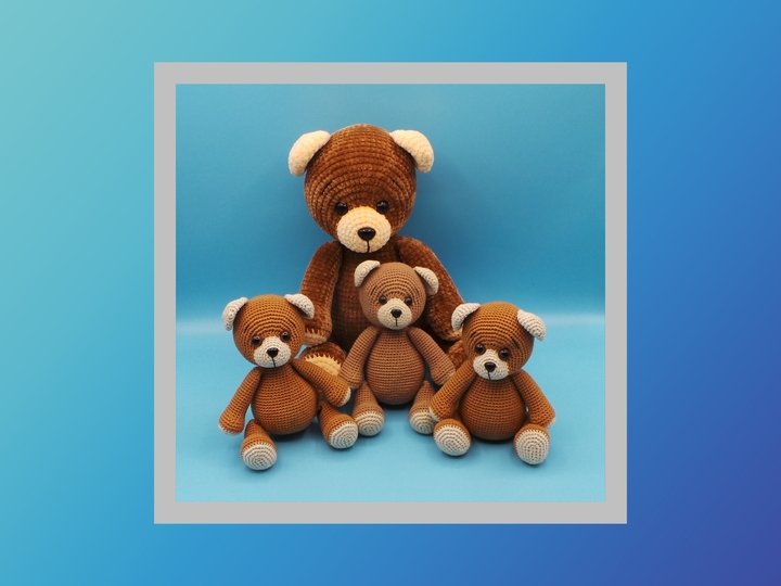 Häkelanleitung Bär Benno