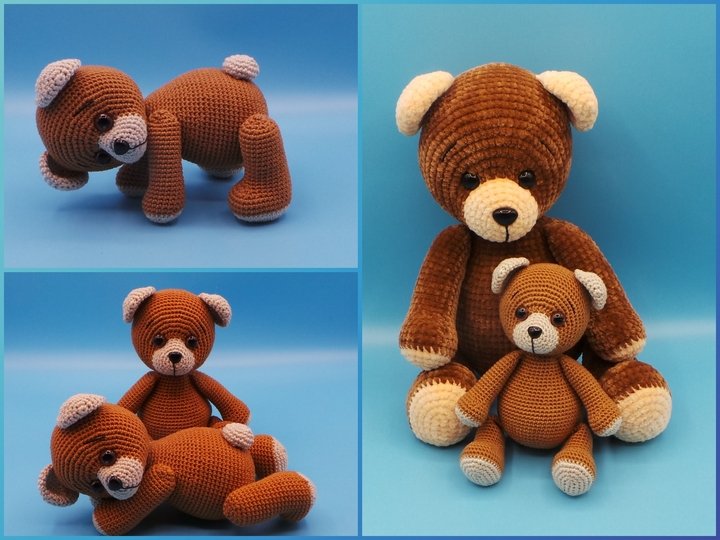 Häkelanleitung Bär Benno