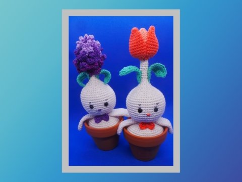 Häkelanleitung Blumenzwiebeln