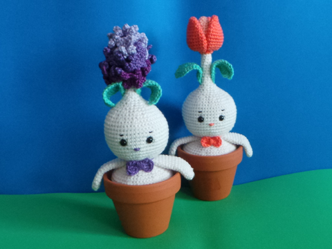 Häkelanleitung Blumenzwiebeln
