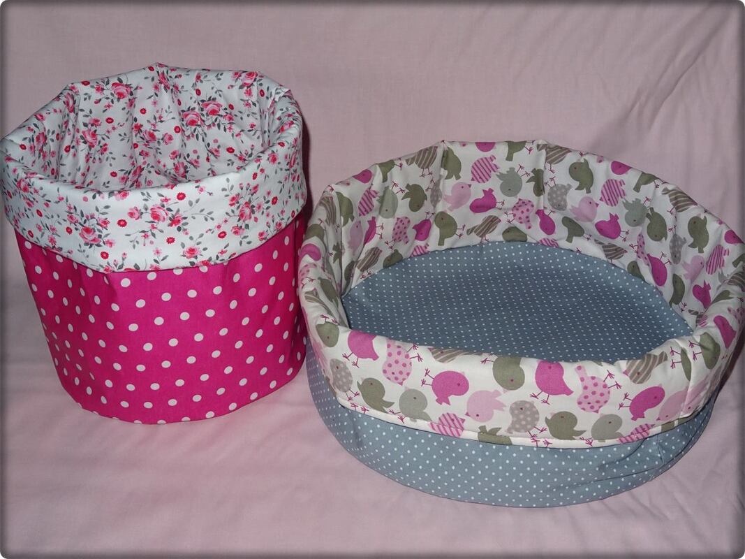 Utensilo Korb Körbchen rund nähen