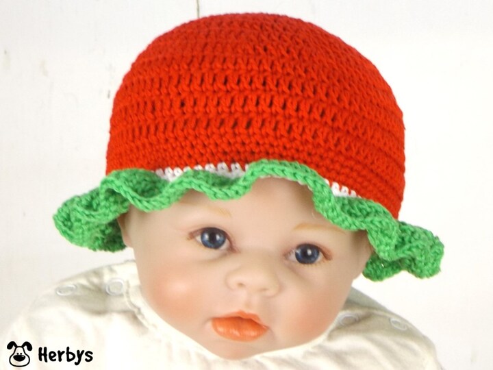 Häkelanleitung Sommerhut "Melone"