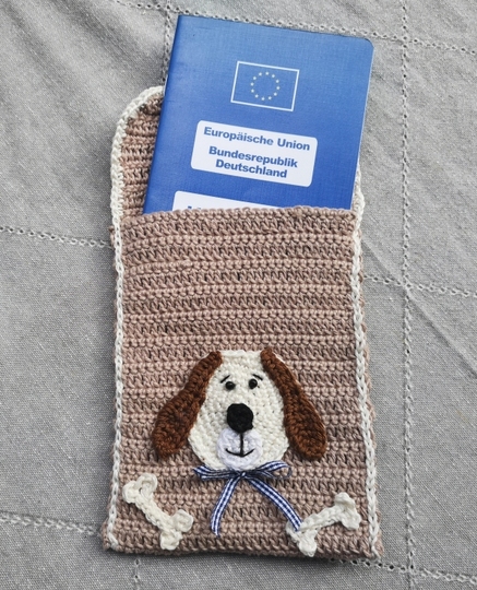 Häkelanleitung Heimtierausweis-Täschchen