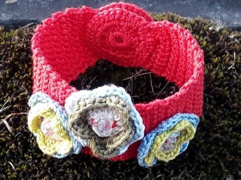 Häkelanleitung Armband und Kropfband "Dirndl"