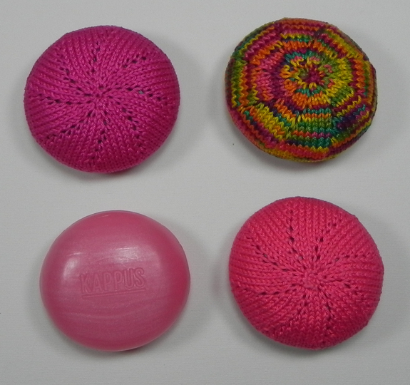 Seifensäckchen für eine runde Seife Strickanleitung