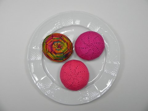 Seifensäckchen für eine runde Seife Strickanleitung