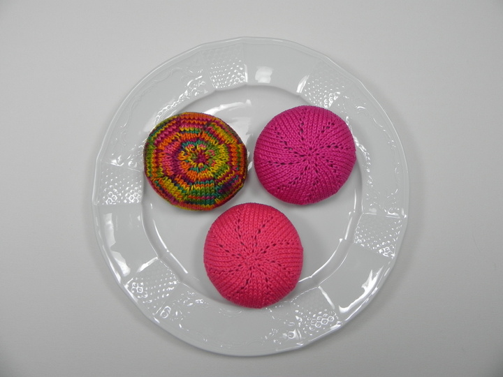 Seifensäckchen für eine runde Seife Strickanleitung