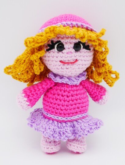 Häkelanleitung Püppchen Leni