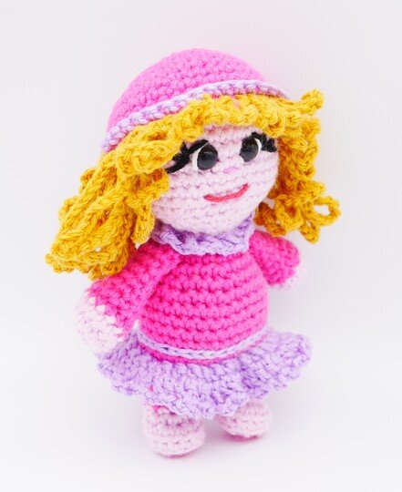 Häkelanleitung Püppchen Leni
