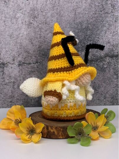 Häkelanleitung Bienen-Gnom III