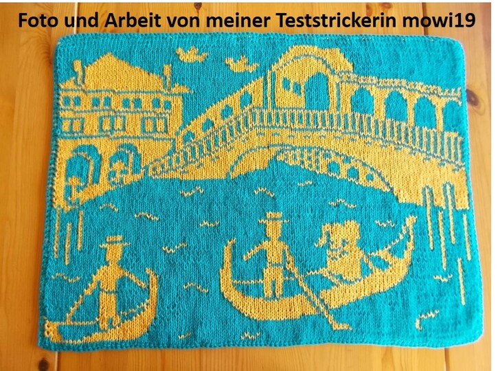 Double Knitting Pattern Placemat "Venetia"
