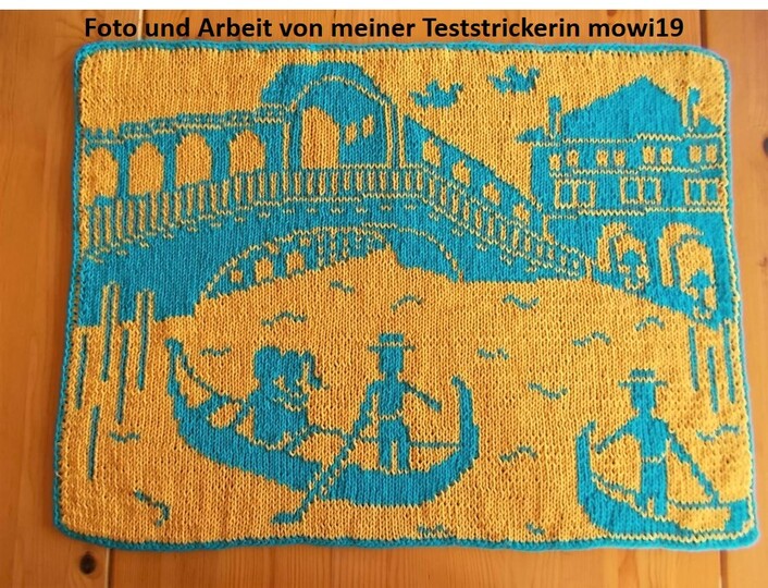 Double Knitting Pattern Placemat "Venetia"