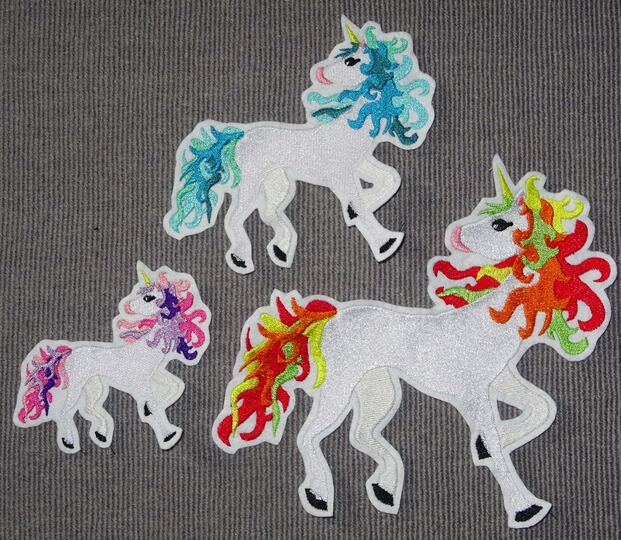 Stickdatei Einhorn von 10 bis 20cm