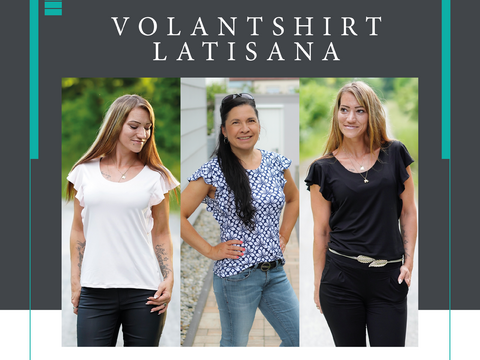 Ebook Volantshirt LATISANA Gr. 34-54
