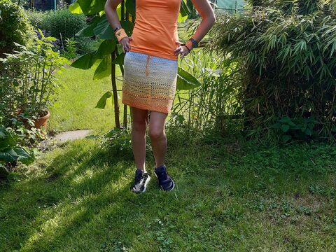 Rock "sunshine" Häkelanleitung