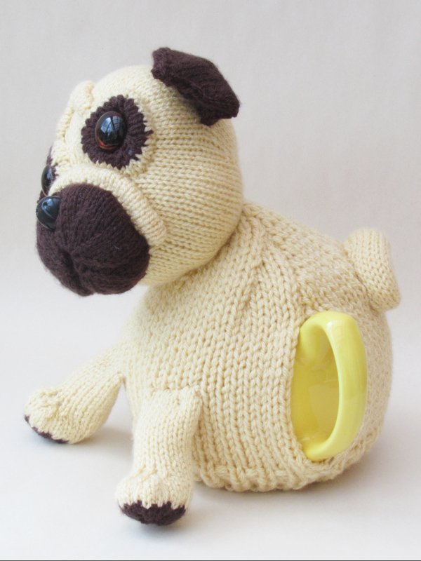 Pet Pug Tea Cosy knitting Pattern - Image 10