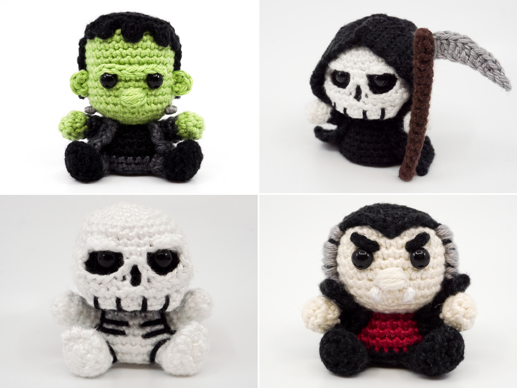 Classic Monsters PDF Crochet Pattern Bundle