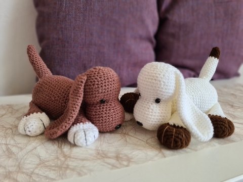 Hunde Nougat & Toffy Häkelanleitung