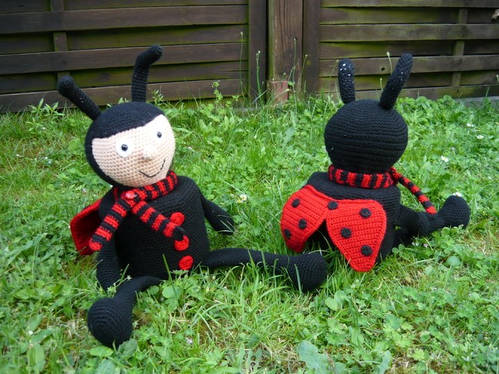 Häkelanleitung Marienkäfer Klorollenhut