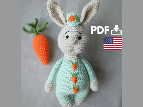 Crochet pattern amigurumi bunny