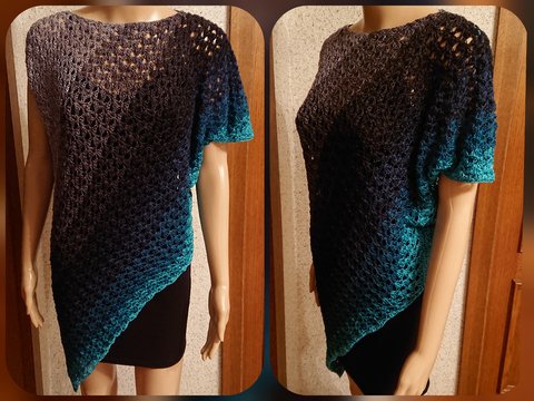asymmetrische Tunika Oceana Shirt Oberteil