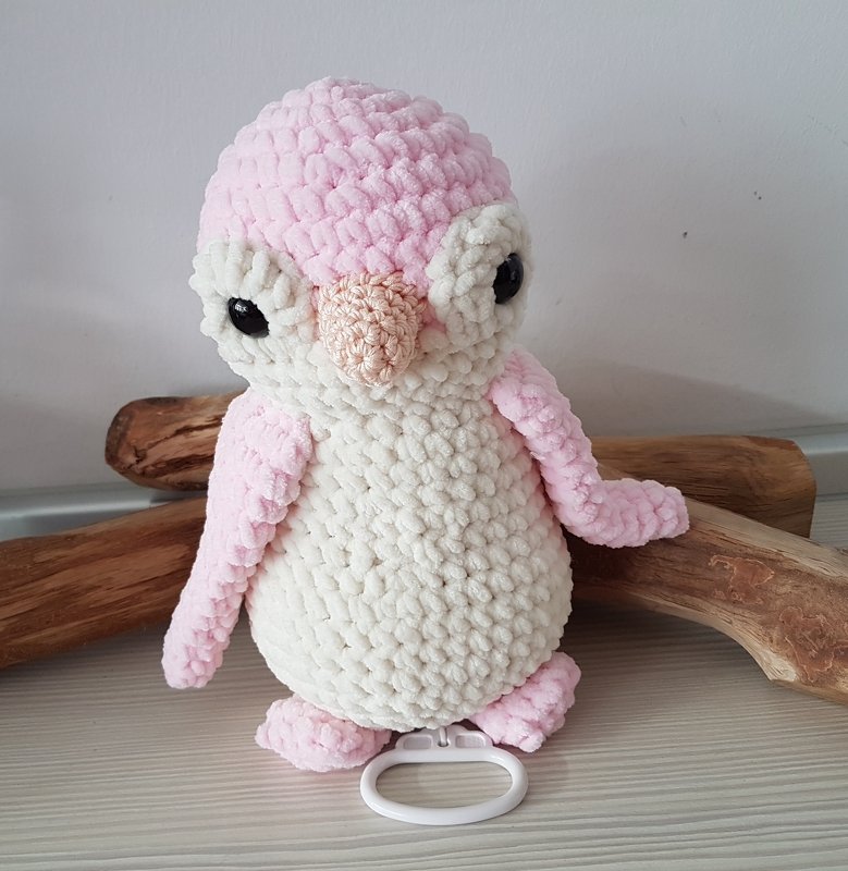 Häkelanleitung Pinguin Paul Spieluhr