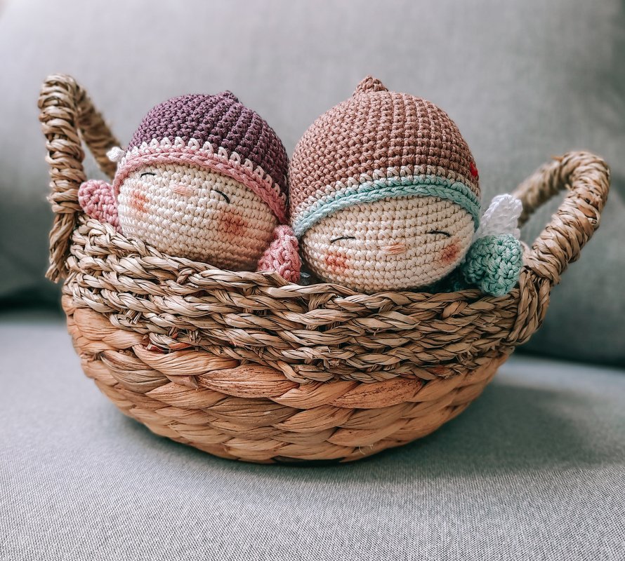 Schmusetuch "Schmuse-Engel", Schutzengel häkeln, deutsche Häkelanleitung - Bild 11