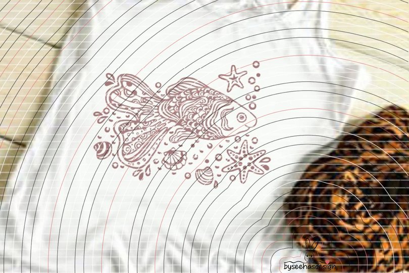 Paradies Fisch Plotterdatei SVG DXF