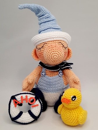 Crochet Pattern " AHOI Gnome"
