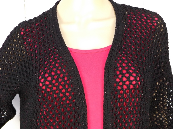 Strickanleitung Sommerweste "Black Beauty"