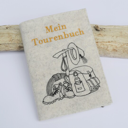 Stickdatei Rucksack Bergschuh Berge Wandern