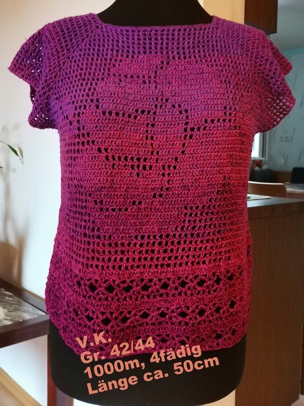 Shirt, Netzshirt "Rosen-Kavalier", alle Größen - Bild 8