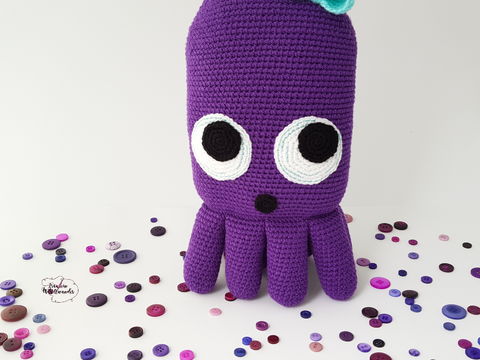 Häkelanleitung > Kuschelbuddie No.18 Oktopus Olivia <