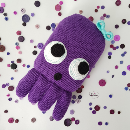 Häkelanleitung > Kuschelbuddie No.18 Oktopus Olivia <