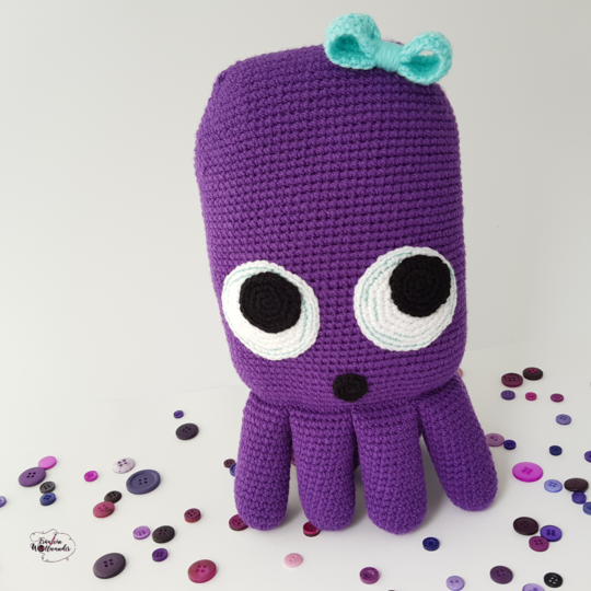 Häkelanleitung > Kuschelbuddie No.18 Oktopus Olivia <