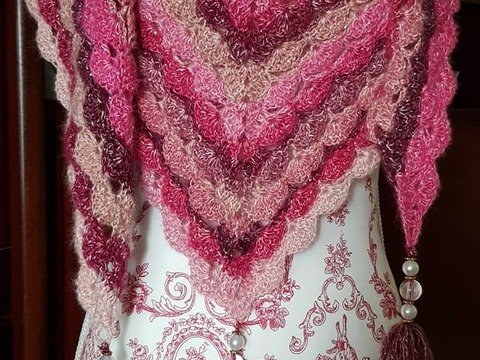 Anleitung Dreieckstuchmuster Horizon