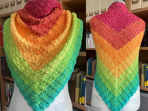 Häkelanleitung Dreieckstuch Ariana