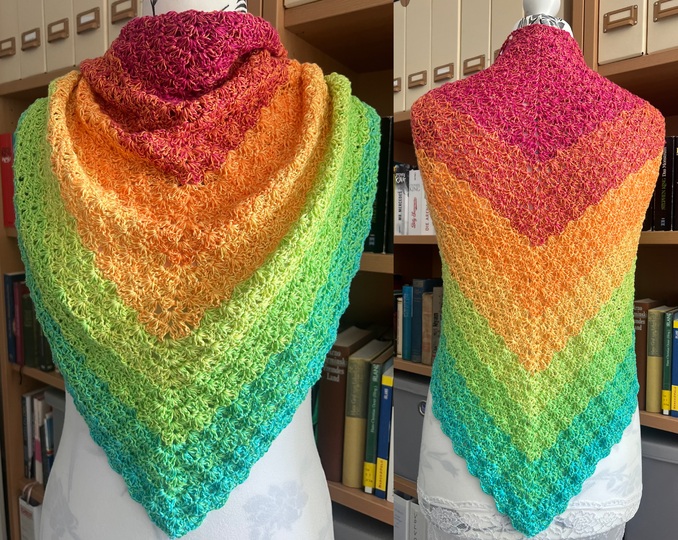 Häkelanleitung Dreieckstuch Ariana