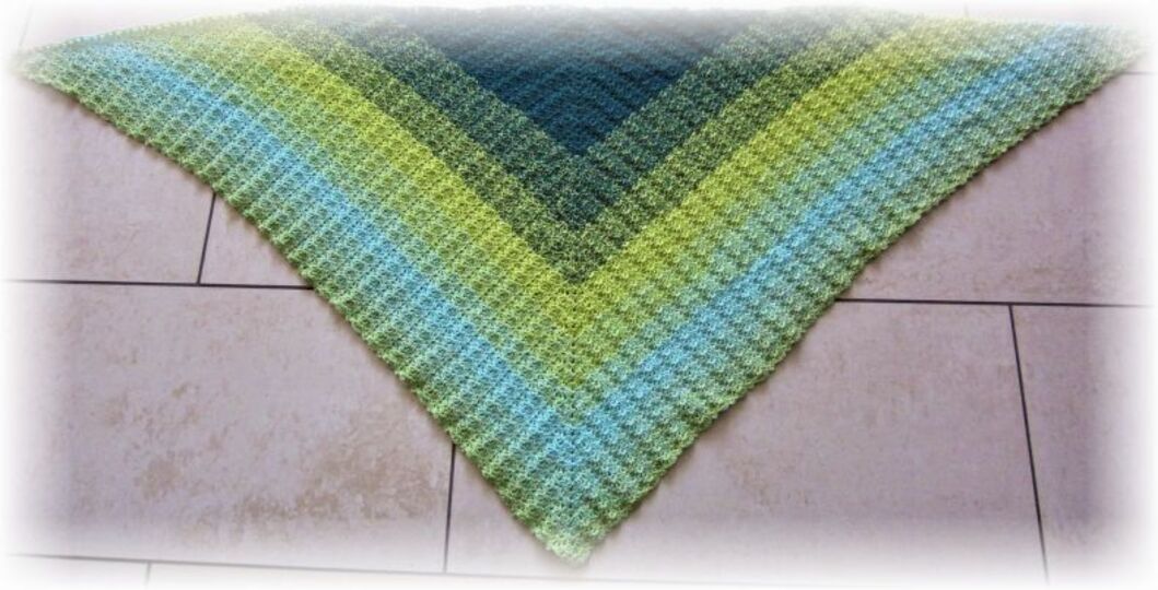 Häkelanleitung Dreieckstuch Ariana