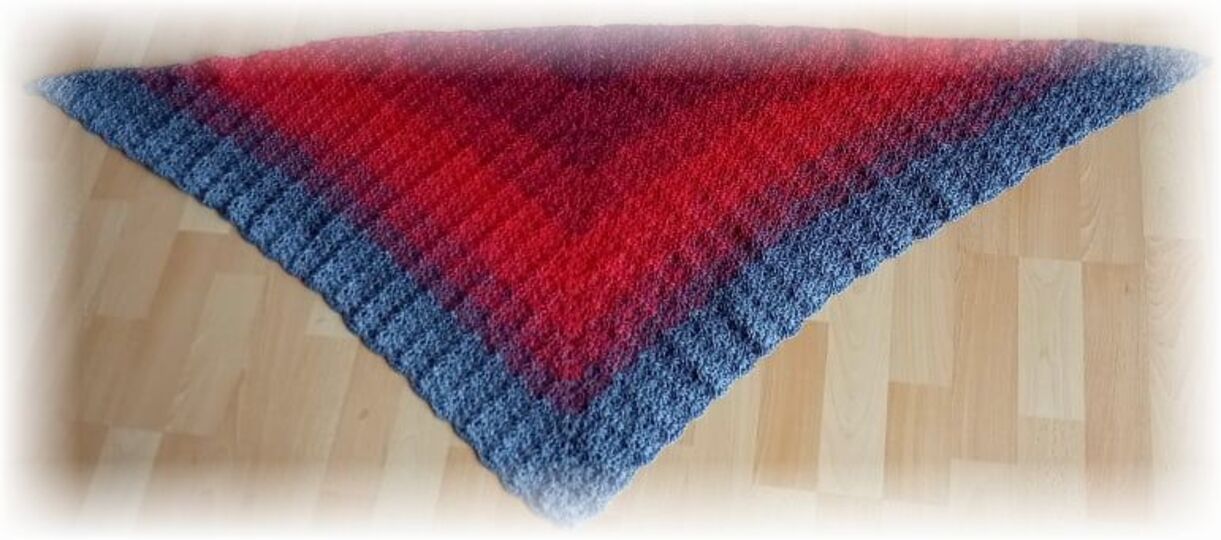 Häkelanleitung Dreieckstuch Ariana