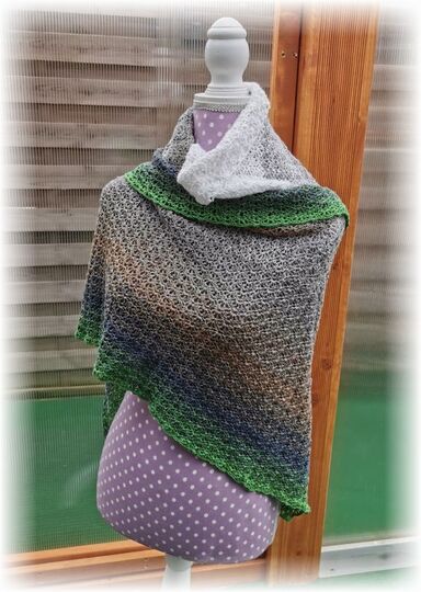 Häkelanleitung Dreieckstuch Ariana